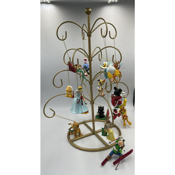 Disney Christmas Magic Ornaments W/Box Pinocchio Jiminy Oliver Figaro Set/4 - Picture 12 of 12